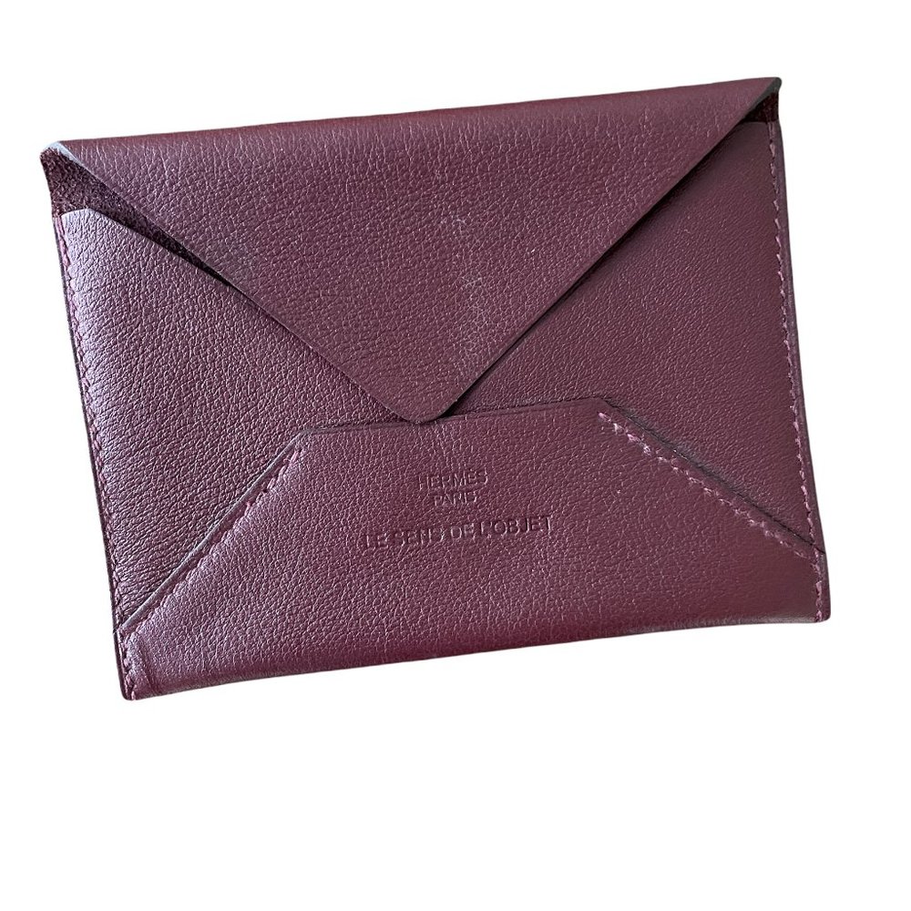 HERMES Le Sens De L'Objet Envelope Card Holder